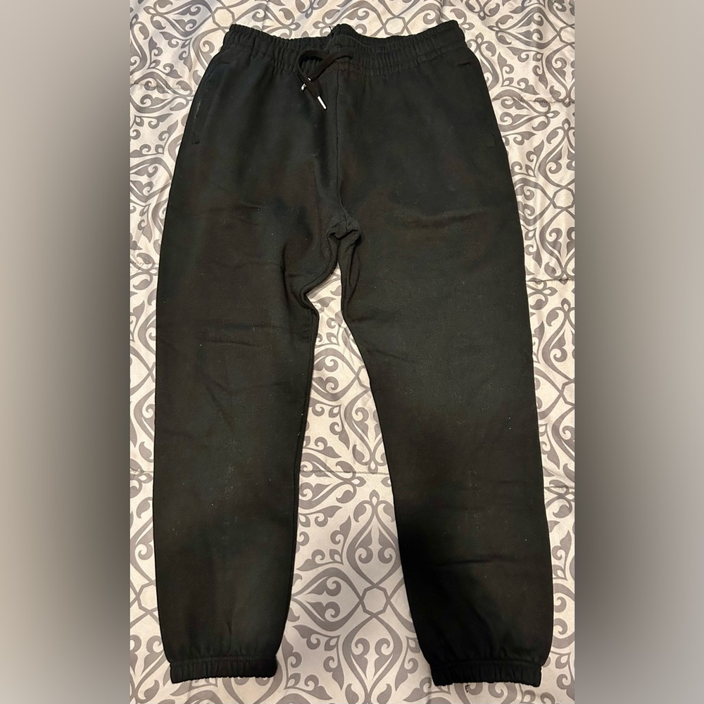 Heavy weight joggers with double side pockets